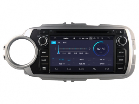 Navigatie toyota yaris dvd carkit android 12 draadloos apple carplay android auto