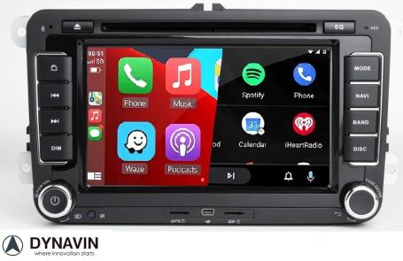 Geschikt voor vw golf 6 radio navigatie carkit usb android 12 carkit draadloos carplay android auto 64 GB