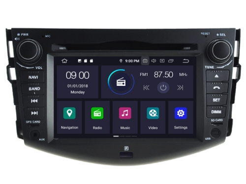 Toyota rav4 2005-2013 navigatie carkit android 12 apple carplay android auto 