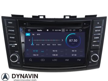 Suzuki Swift 2010-2017 radio navigatie Android 12 carkit usb apple carplay android auto