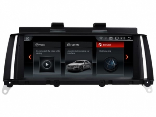 BMW F25 X3 SERIE 2013-2017 10,25 inch navigatie android 11 USB overname iDrive Apple carplay android auto 