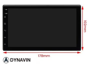2 din navigatie 7 inch touchscreen android auto draadloos apple carplay
