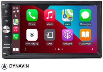 2 din navigatie 7 inch touchscreen android auto draadloos apple carplay