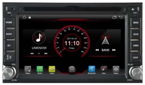 Nissan Qashqai Juke Note radio navigatie multimedia 7 inch  A9 Cortex Android 10 dab+
