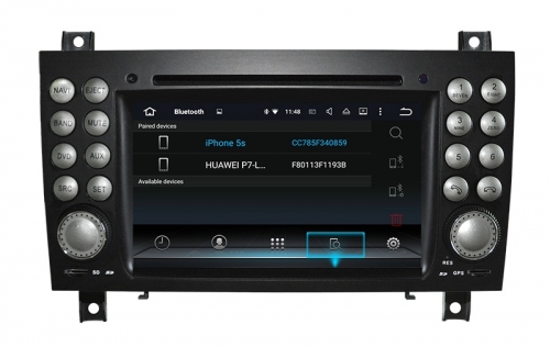 Radio navigatie Mercedes SLK 2004-2011 android 13 dvd carkit 64GB android auto apple carplay