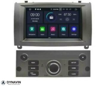 Navigatie Peugeot 407 2004-2011 dvd carkit android 13 usb apple carplay android auto