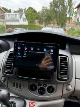 Navigatie Opel Vivaro 2011-2014 carkit android 13 dvd usb draadloos carplay android auto