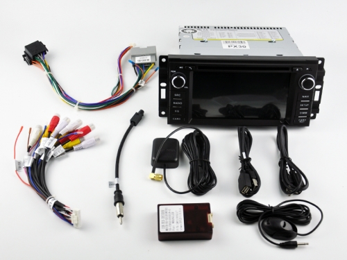 jeep chrysler dodge autoradio navigatie dvd carkit android 12 diverse modellen 64GB