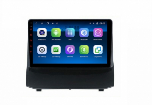 Ford Fiesta 2009-2017 navigatie carkit 10 inch android 10 met draadloos carplay
