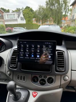 Navigatie Opel Vivaro 2011-2014 carkit android 13 dvd usb draadloos carplay android auto
