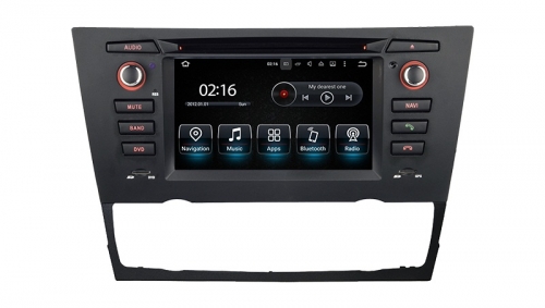 Navigatie BMW E90 3 serie 2005-2011 dvd carkit android 13 usb draadloos apple carplay android auto