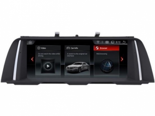 BMW 5 serie F10/F11 van 2013 – 2016 met origineel NBT systeem carkit usb android 10