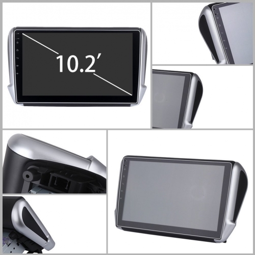 Peugeot 208/2008 navigatie carkit full touch usb android auto carplay android 10