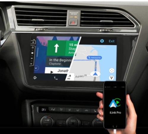Navigatie VW tiguan vanaf 2017 touch Screen parrot carkit overname boordcomputer TMC DAB+ Carplay android Auto Bekijk a