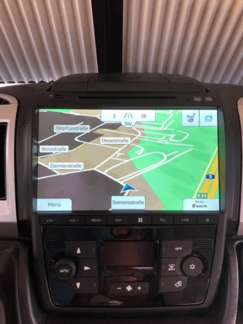 FIAT Ducato navigatie 10.2 Touchscreen parrot carkit apple carplay android auto DAB+