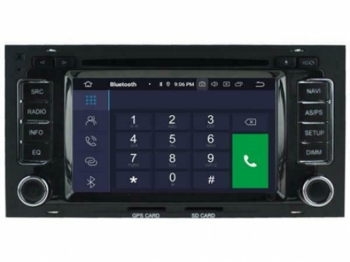 Navigatie geschikt voor volkswagen touareg android 10 dvd carkit usb dab+