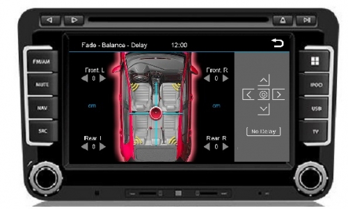 Geschikt voor volkswagen GOLF 6 RNS 510 Navigatie apple carplay android auto Parrot carkit TMC DAB+