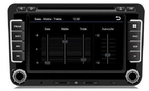 Geschikt voor volkswagen GOLF 6 RNS 510 Navigatie apple carplay android auto Parrot carkit TMC DAB+