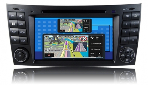 Mercedes CLS 2004-2010 navigatie dvd Parrot Carplay Android Auto DAB+