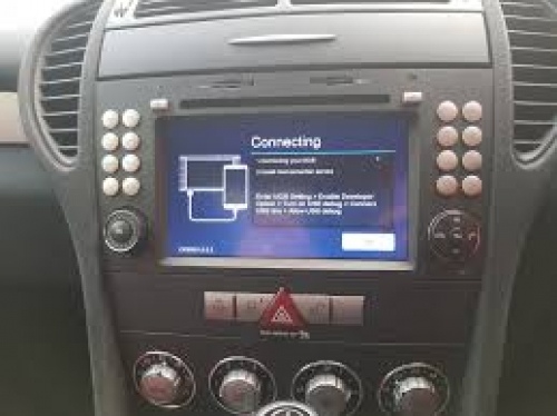 Mercedes SLK R171  klasse navigatie dvd Parrot carkit Apple car play android auto DAB+