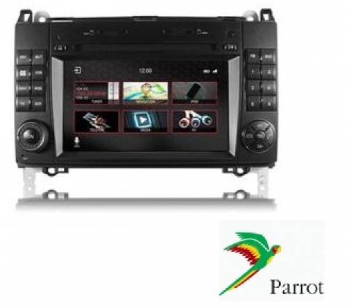Mercedes sprinter 2006-2018 navigatie dvd Parrot carkit  apple carplay android auto DAB+ TMC