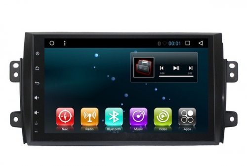 Fiat Sedici 2006-2013 navigatie carkit full touch usb android 9 dab+
