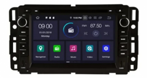 autoradio GMC Navigatie Dvd carkit android 9 usb dab+ 64gb
