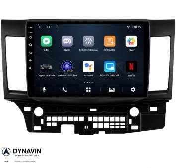 Mitsubishi lancer radio navigatie touchscreen android 10 usb