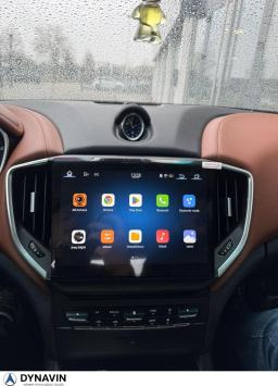 Autoradio navigatie Maserati Ghibli 2014 -2021 Dsp draadloos Carplay android auto 128GB