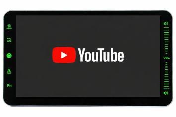 1 din navigatie 10 inch touchscreen android auto draadloos apple carplay wentelbaar scherm