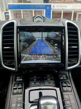 Navigatie Porsche Cayenne 2011-2017 carkit android 14 met apple carplay en android auto overname bose