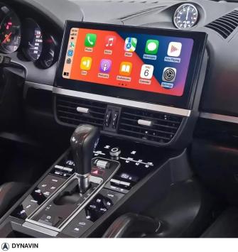 Navigatie Porsche Cayenne 2011-2017 carkit 12.3 inch android met apple carplay en android auto overname bose
