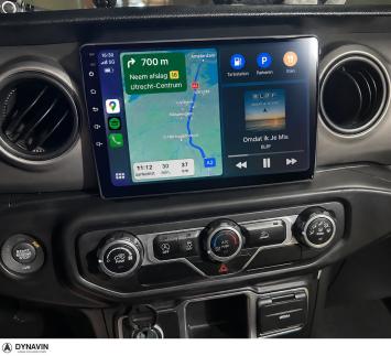 Navigatie Jeep Wrangler 2018-2022 carkit android 15 touchscreen usb apple carplay android auto