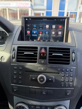 Mercedes C klasse W204 2007-2011 navigatie carkit android apple carplay android auto