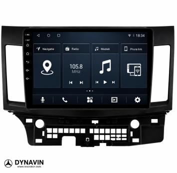 Mitsubishi lancer radio navigatie touchscreen android 10 usb