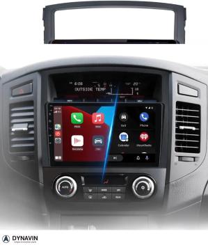 Navigatie Mitsubishi Pajero 4 V80 V90 2006-2014 carkit android 13 draadloos apple carplay