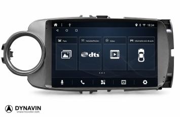 Navigatie toyota yaris Hybride 2011-2019 carkit android 14 draadloos apple carplay android auto