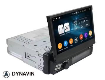 1 din navigatie klapscherm carkit android 12 draadloos apple carplay android auto