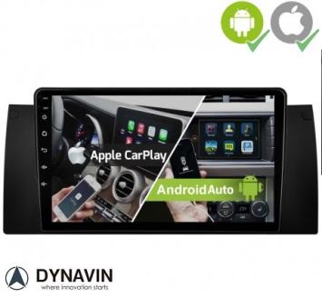 BMW X5 E53 navigatie 2000-2007 carkit android 12 android auto draadloos apple carplay