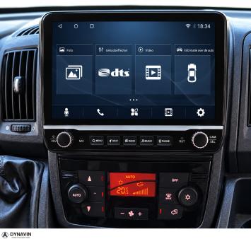 Fiat ducato camper navigatie 2006-2026 draadloos apple carplay android auto android 16