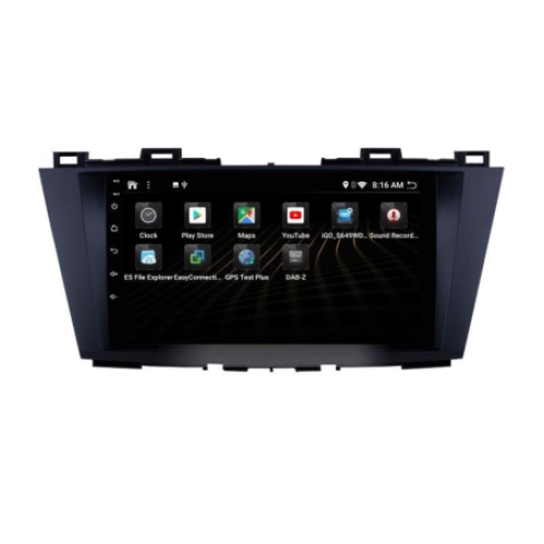 Navigatie Mazda 5  2009-2012 carkit usb 10 inch met apple carplay en android auto