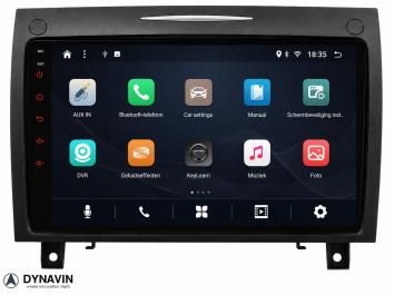 Navigatie Mercedes SLK R171  2004-2011 carkit android draadloos apple carplay usb bose