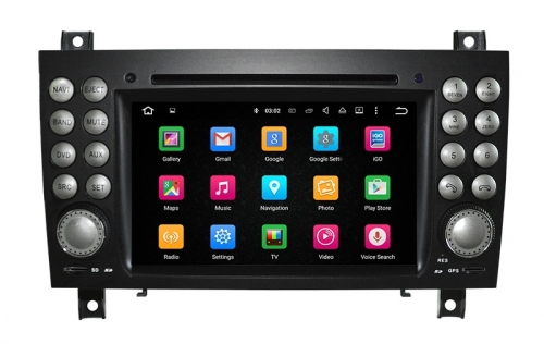 Radio navigatie Mercedes SLK 2004-2011 android 13 dvd carkit 64GB android auto apple carplay