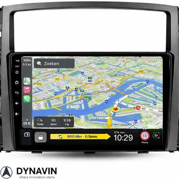 Navigatie Mitsubishi Pajero 4 V80 V90 2008-2014 carkit android draadloos apple carplay
