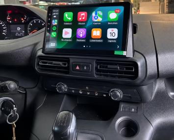Navigatie Peugeot Partner carkit full touch usb android auto draadloos apple carplay android 16