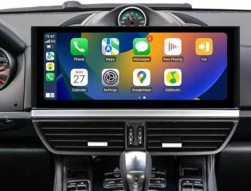 Navigatie Porsche Cayenne 2011-2017 carkit 12.3 inch android met apple carplay en android auto overname bose