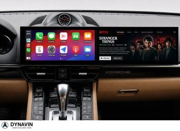 Navigatie Porsche Cayenne 2010-2018 carkit android met apple carplay en android auto overname bose 12.3 inch
