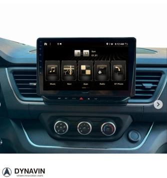 Auto radio navigatie Renault Traffic vanaf 2019 carkit usb draadloos carplay android