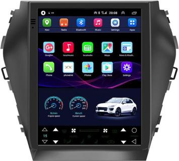 Navigatie Hyundai Santa Fe IX45 radio carkit 10,4 inch android 13 draadloos carplay android auto