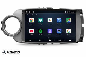 Navigatie toyota yaris Hybride 2011-2019 carkit android 14 draadloos apple carplay android auto